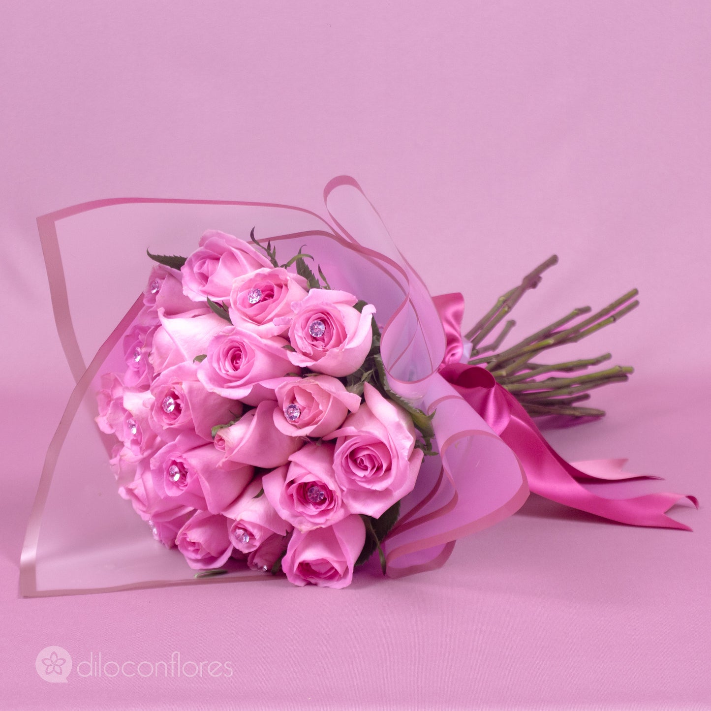 Tierno amor [24 rosas rosa]