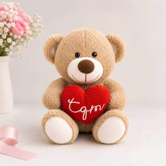 Oso Beige con Corazón TQM