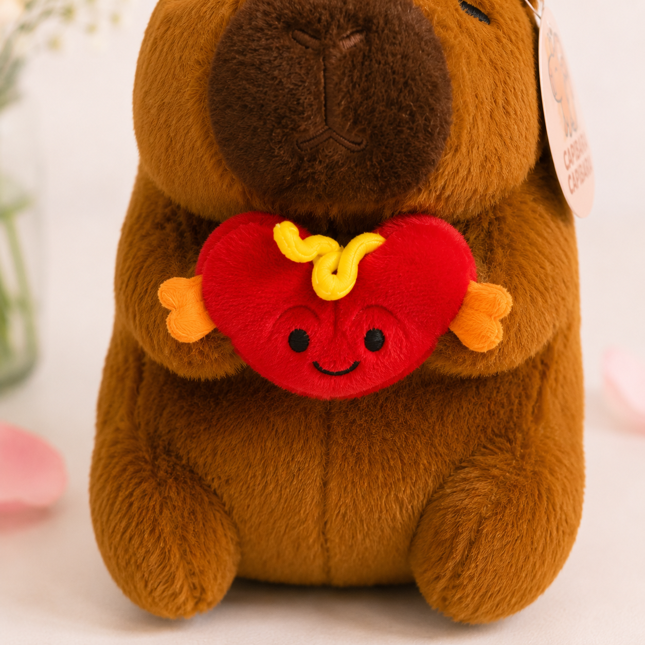Capy Love - Capibara Peluche con Corazón